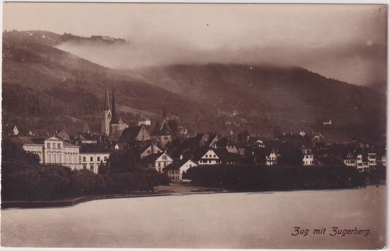 1920 Zug mit Zugerberg ungelaufen