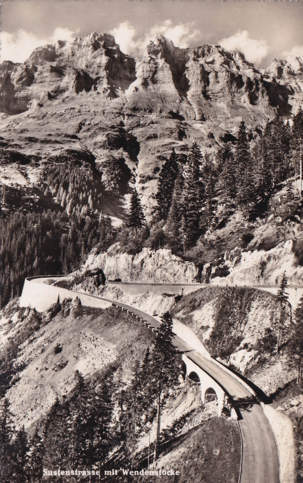 Ansichtskarte 21.7.1952 Steingletscher - Thun