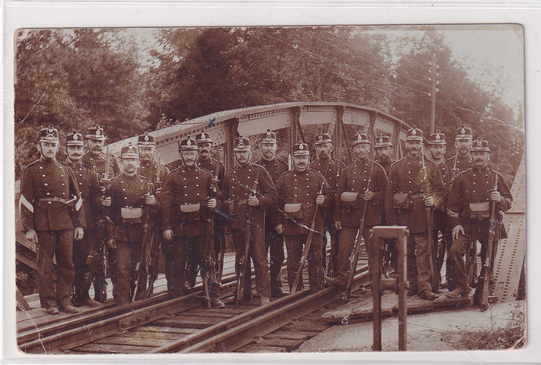 Schweizer Militär 1914 in Lachen