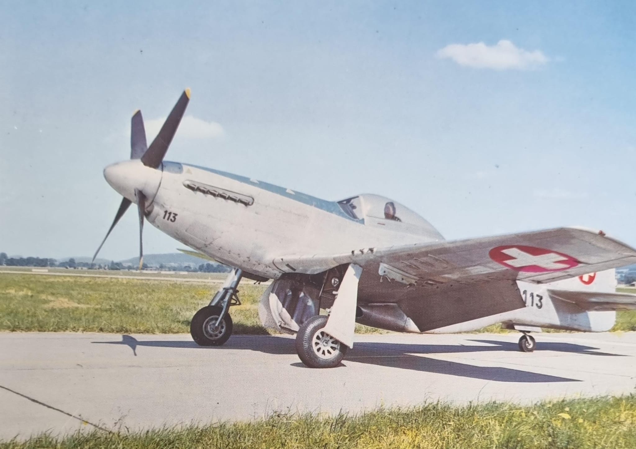 Flugzeug Mustang USA 1944 Ansichtskarte